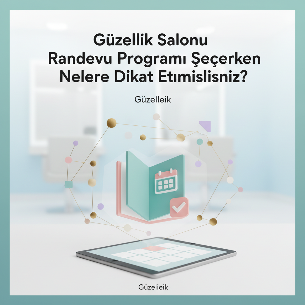 Güzellik Salonu Randevu Programı Seçerken Nelere Dikkat Etmelisiniz?
